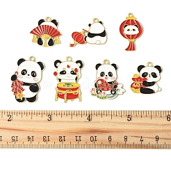 28шт 7 стиля подвески из сплава с эмалью&nbsp;ENAM-FS0002-82