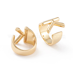 Латунь манжеты кольца&nbsp;X-RJEW-L097-06K