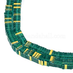 Стеклянные бусины с гальваническим покрытием &nbsp;GLAA-B023-01A-03