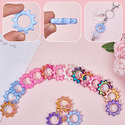 32шт. 8-х цветная акриловая рамка для бусин&nbsp;MACR-SP0001-25