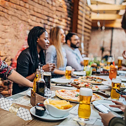 90 шт. 3-х цветные бумажные кольца для салфеток AJEW-WR0002-50