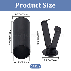 Съемные фиксаторы концов шнура из сплава&nbsp;FIND-CP0002-55C