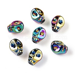 Стеклянные бусины с гальваническим покрытием &nbsp;EGLA-T021-09M