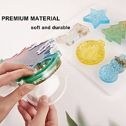 Комплект для изготовления кулона на рождественскую тему&nbsp;DIY-SZ0006-09