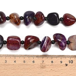 Natur Drachen Venen Achat Perlen Stränge&nbsp;GG-L001-I01-01D