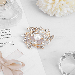 2 шт. броши из сплава со стразами&nbsp;JEWB-LP0010-12