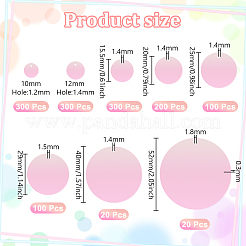 1340 pz 8 stili paillettes/ciondoli in pvc&nbsp;PVC-GA0001-01A