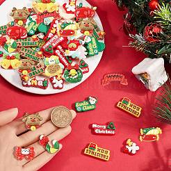 60cs 2 стиля рождественские непрозрачные смоляные декоден кабошоны&nbsp;RESI-SP0001-02A