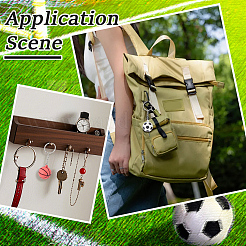 5 Stück 5 Stile Kunststoff-Schlüsselanhänger&nbsp;KEYC-SP0001-59