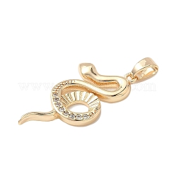 Colgante micropavé cubic zirconia de latón&nbsp;KK-Q037-01A-G