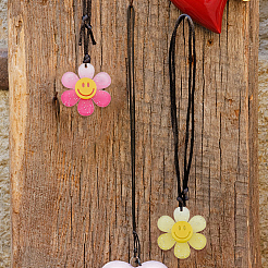 14 шт. 7-цветные градиентные прозрачные акриловые подвески OACR-DC0001-14