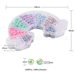 7 стиль абс пластик имитация жемчуга бусины OACR-YW0001-21