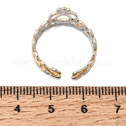 Offene Manschettenringe aus Edelstahl 304 für Damen&nbsp;SA-CBA82C8-11GP