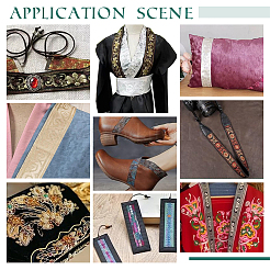 Этнические ленты из полиэстера с вышивкой облаков OCOR-WH0092-16B