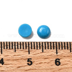 Синтетических бирюзовый кабошон G-C070-02C