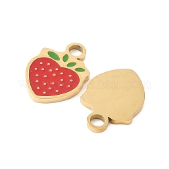 Подвески из нержавеющей стали 304 с эмалью&nbsp;STAS-R168-02K-G