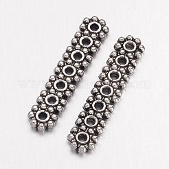 Tibetische Tibetsilber Spacer Perlen Abstandshalter&nbsp;TIBEB-S034-AS-FF