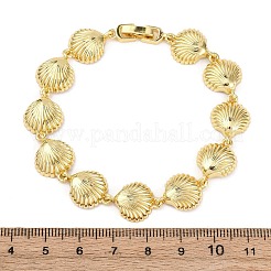 Латунь ссылка браслеты для женщин BJEW-H209-01B-G