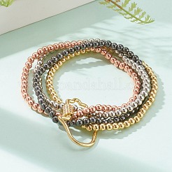 Perles en laiton stretch bracelets&nbsp;BJEW-JB05952-02