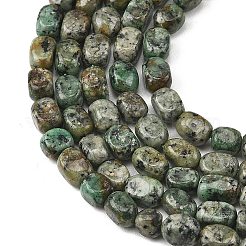 Natürliche afrikanische türkis (jasper) perlen stränge&nbsp;G-P623-A04-01