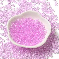 Стеклянные бусины прозрачных цветов&nbsp;SEED-P007-02A-07