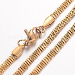 Collana in acciaio inossidabile placcato ionico (ip) 304&nbsp;MAK-K004-04G