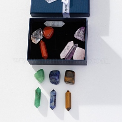 7 Stück natürliches Edelstein-Heilornament&nbsp;PW-WG63672-01