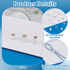 30шт 3 стиля 925 бусины из стерлингового серебра FIND-PH0023-40