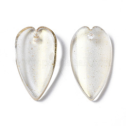 Прозрачный лак окрашенные стеклянные подвески GGLA-S054-013B-01