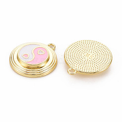 Подвески из легкого сплава золота с эмалью&nbsp;ENAM-Q444-012A-RS