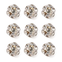 Латунные бусины со стразами  RB-H034-4