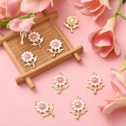 8 шт. Подвески из сплава с эмалью ENAM-YW0002-31G