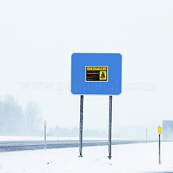 Водонепроницаемые ПВХ предупреждающие знаки наклейки DIY-WH0237-022