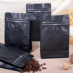 10 шт. БОПП и алюминизированный ПЭТ и полиэтиленовые пакеты для кофе с застежкой-молнией и клапаном&nbsp;ABAG-TA0001-93G