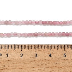 Природного розового кварца нитей бисера G-L634-D12-2.5x2.5mm