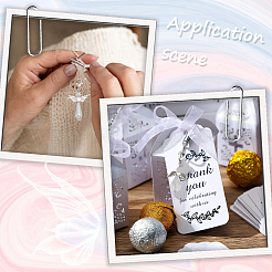 60 шт. 3 стиля гальванического стекла с акриловым искусственным жемчугом с подвесками из сплава FIND-SC0010-07