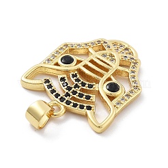 Латунные микро проложить кубического циркония подвески&nbsp;KK-Z098-22G