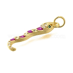 Pendentifs avec zircon cubiques à micro-pavés en laiton&nbsp;KK-I724-A01