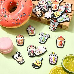 50 Stück 10 Stile PVC-Kunststoff-Cabochons&nbsp;KY-CJ0001-98