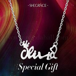 925 подвесные стерлингового серебра ожерелья JN894A