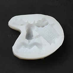 Рождество Канада голова северного оленя diy силиконовые Молды&nbsp;SIMO-B002-02