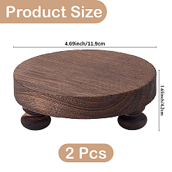2 Stück Holz-Ausstellungssockel&nbsp;WOOD-WH20001-18