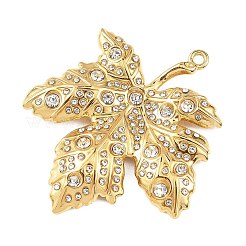 Крупные подвески из нержавеющей стали 304 со стразами&nbsp;STAS-Z186-02G-01