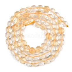 Colliers de perles en quartz citron naturel (chauffé)&nbsp;GG-NH0007-E01-01