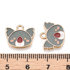 Эмалевые подвески из легкого позолоченного сплава&nbsp;ENAM-T009-79A-RS