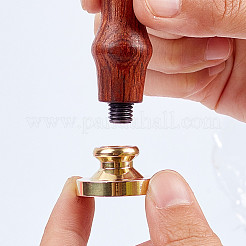 Wachssiegel Messing Stempelkopf&nbsp;AJEW-WH0209-379