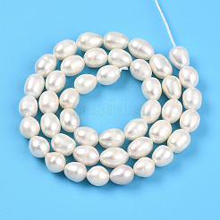 Нити из натурального культивированного пресноводного жемчуга PEAR-N012-07V-01