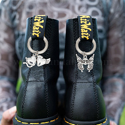 16 шт. 8 подвески для обуви из сплава в готическом стиле HJEW-AB00630