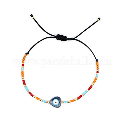 Braccialetti di perline intrecciate con perline di vetro boemo&nbsp;TO2074-1