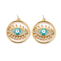 Латунные микро проложить кубического циркония подвески ZIRC-P092-028G-RS